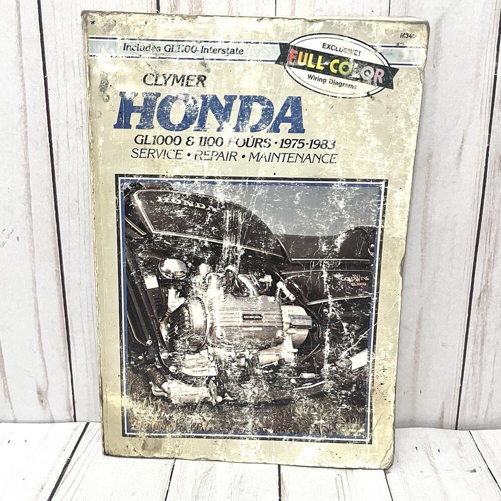 Clymer Honda Service Repair Shop Manual GL-1000 GL-1100 1975-1983 M340
